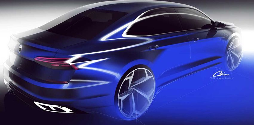 2020 Volkswagen Passat rear end