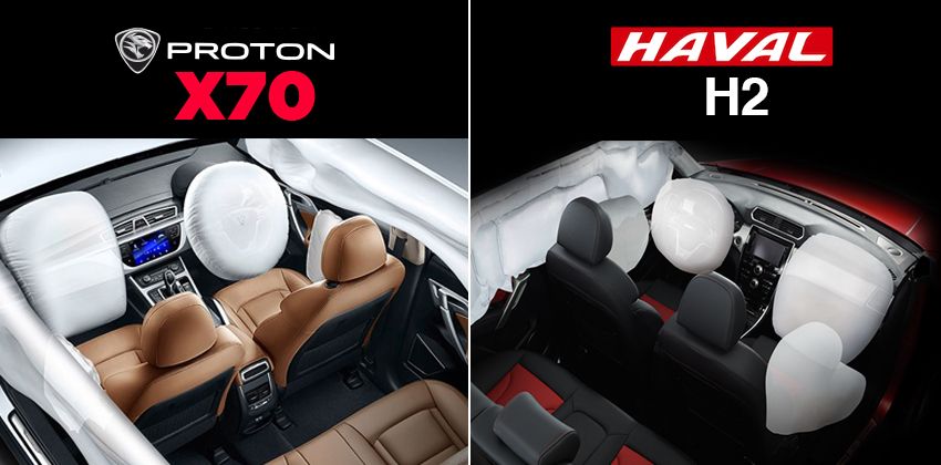 Haval H2 vs Proton X70 - SAFETY 