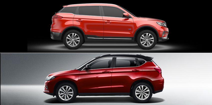 Haval H2 vs Proton X70 - DIMENSIONS