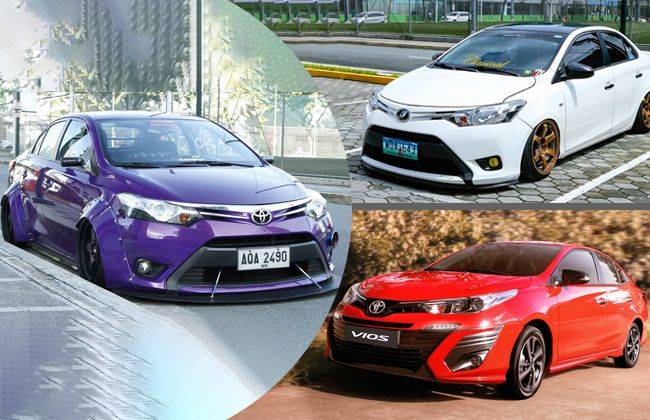 Toyota Vios, a very popular choice among car modifiers