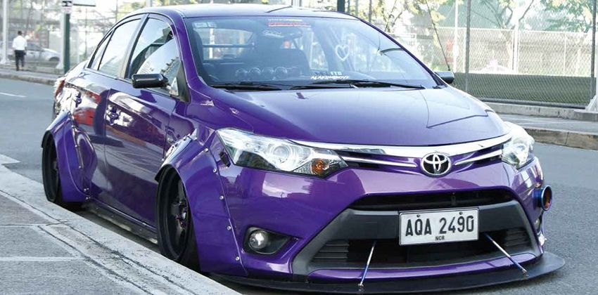 Vios modified by Dominic Garcia from Mandaluyong