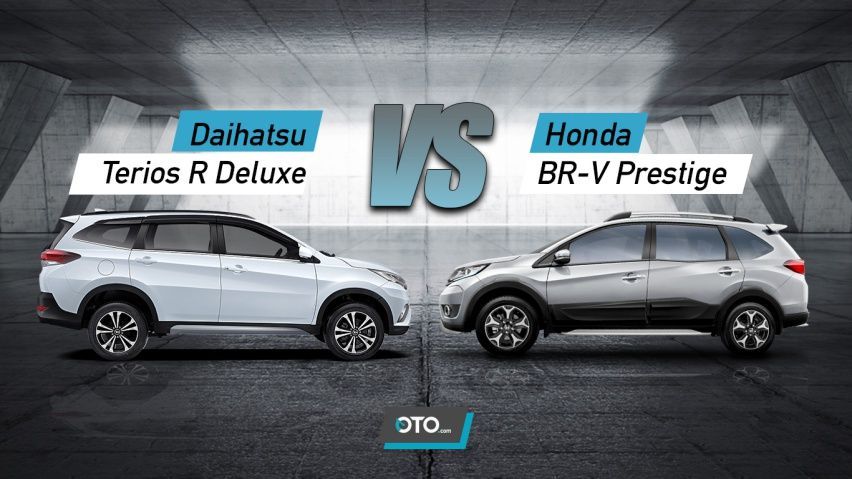 Komparasi Daihatsu Terios R Deluxe vs Honda BR-V Prestige