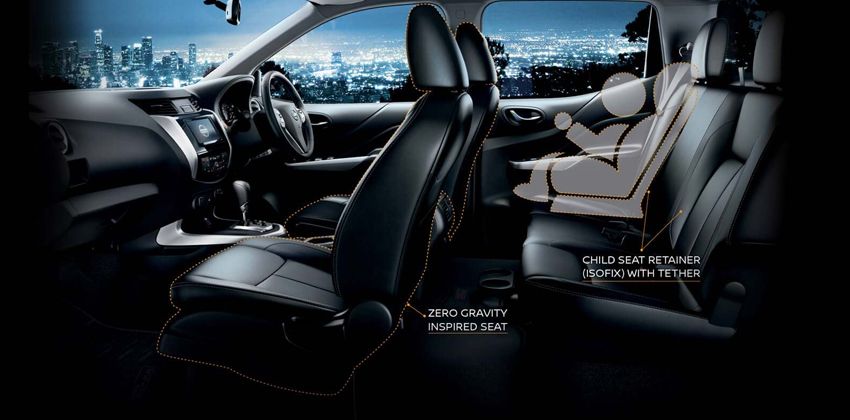 Nissan Navara double cab features