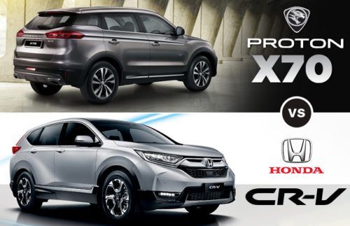 Proton X70 vs Honda CR-V - A fight between the economical and expensive SUV 