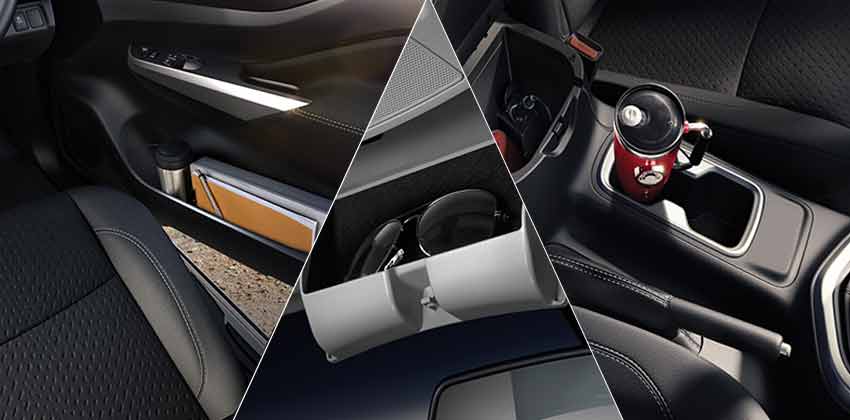 Nissan Navara storage areas