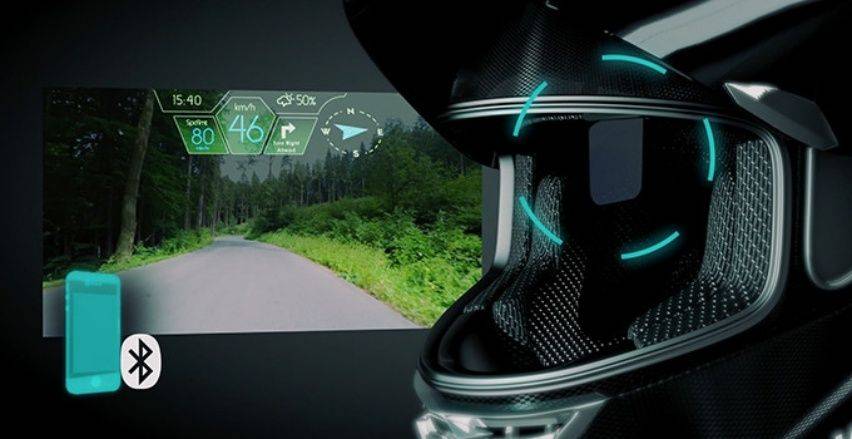 smart helmet with hud