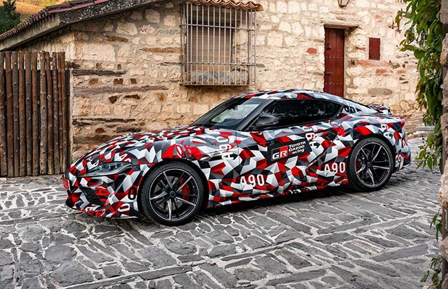 Toyota Supra leaked out image reveals the rear design