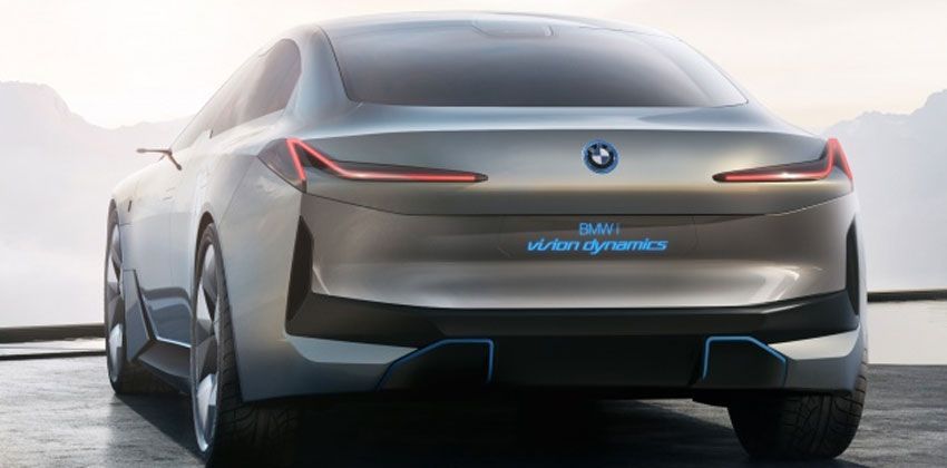 BMW plug-in hybrid supercar rear