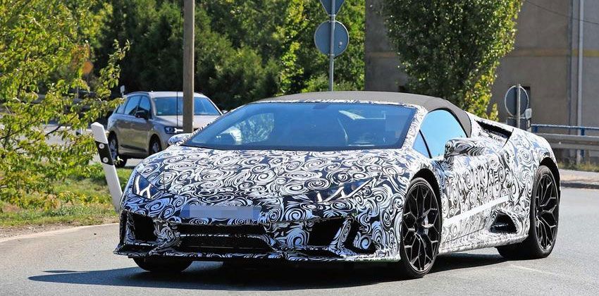 Lamborghini Huracan Facelift Spy Shot