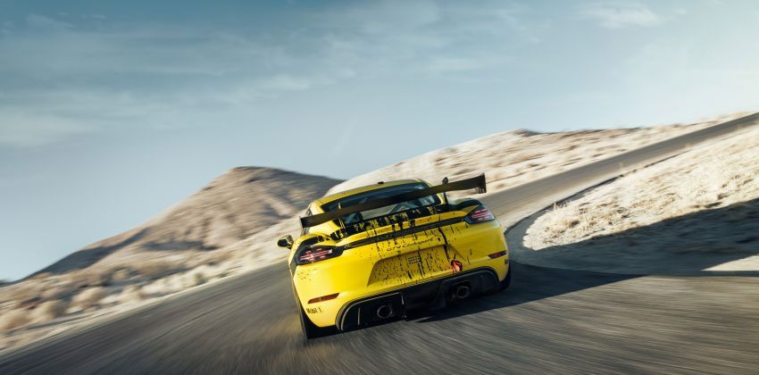 Porsche 718 Cayman GT4 Clubsport rear