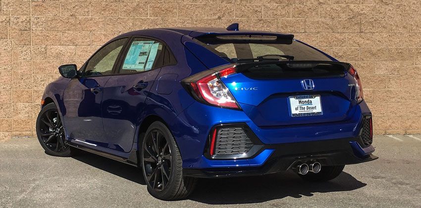 2019 Honda Civic Hatch Rear