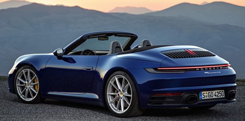 New Porsche 911 Cabriolet rear