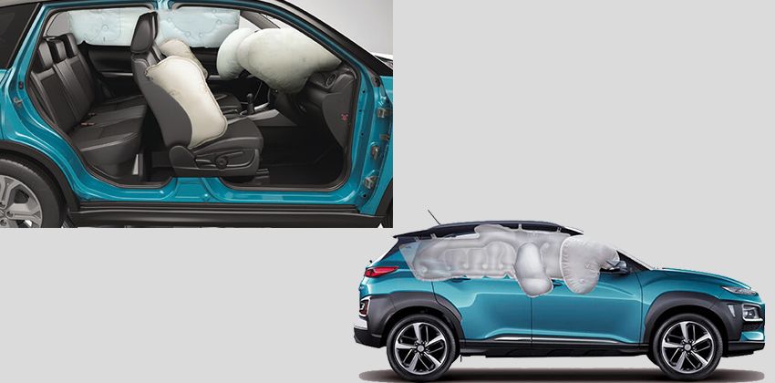 Hyundai Kona vs Suzuki Vitara - safety