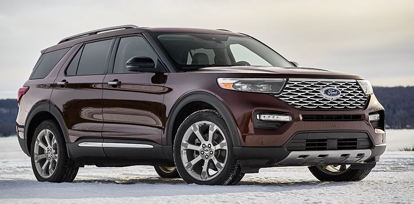 2020 Ford Explorer Front Angular