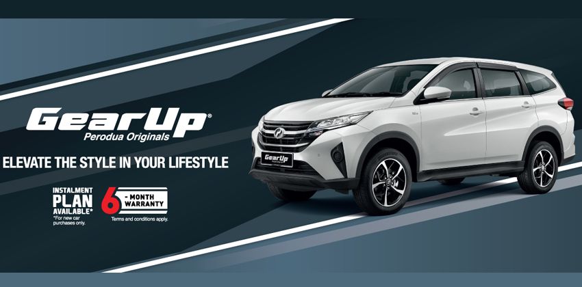 perodua aruz gear up Accessories