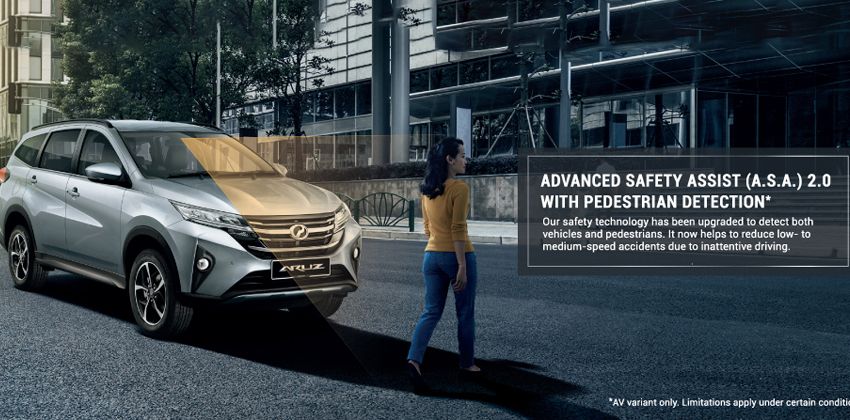 Perodua Aruz: Advanced Safety Assist (A.S.A) 2.0
