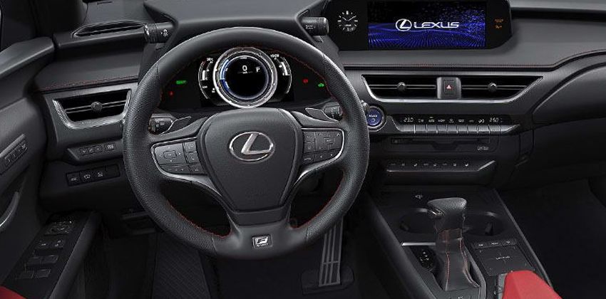 Lexus UX SUV crossover cabin