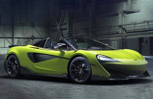 Track special McLaren 600LT Spider uncovered Track special McLaren 600LT Spider uncovered
