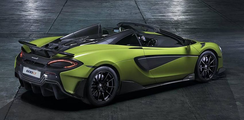 McLaren 600LT Spider Side Angular Top