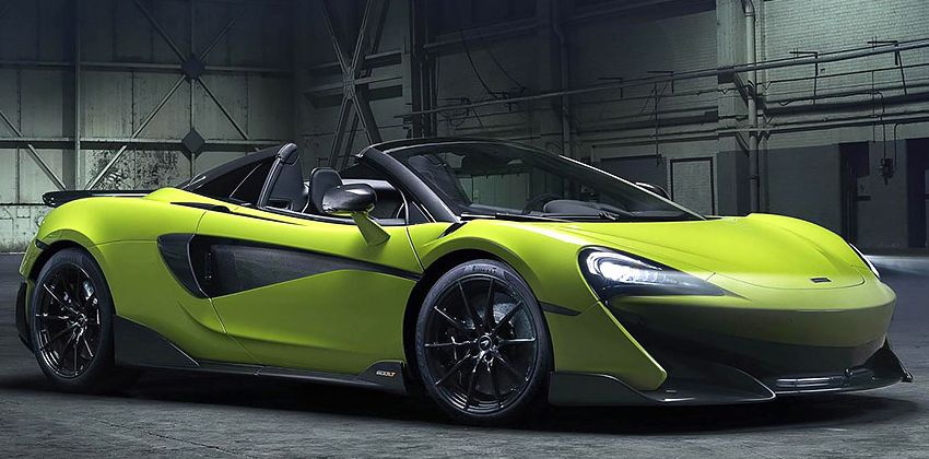 McLaren 600LT Spider Front Angular