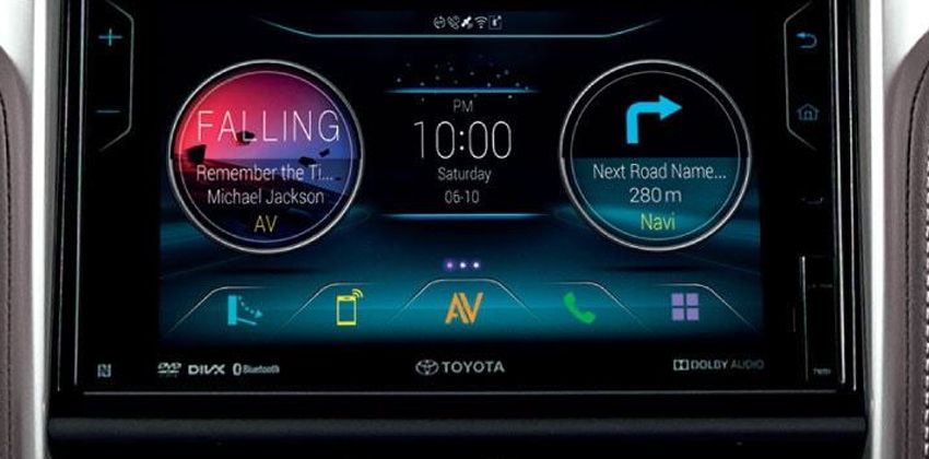 Fortuner Advanced infotainment system