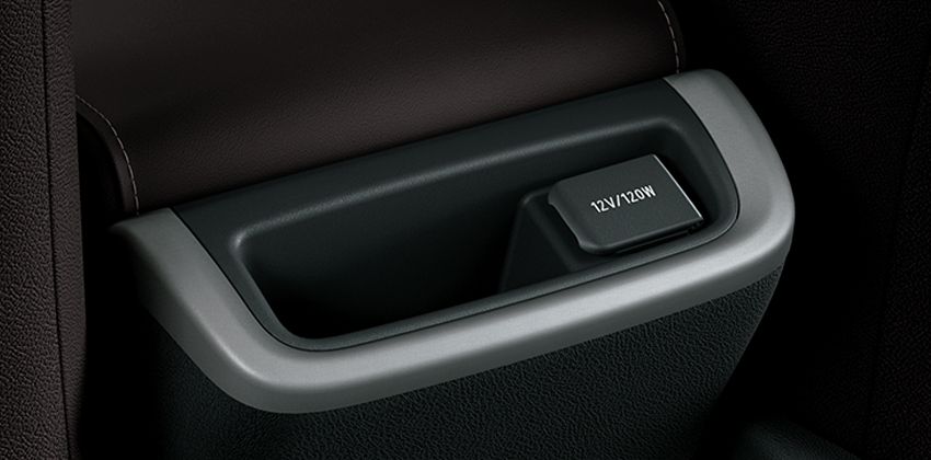 Fortuner rear storage