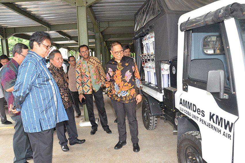 Pemerintah Kirim 5 Unit AMMDes Penjernih Air ke Sulawesi Tengah 