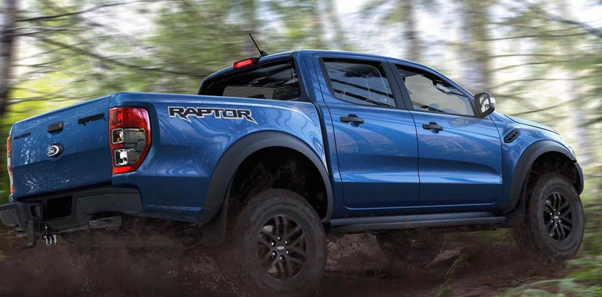 Ford Ranger Raptor rear