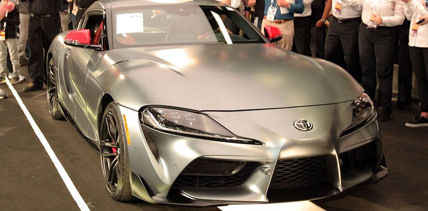 2020 Toyota GR Supra auctioned