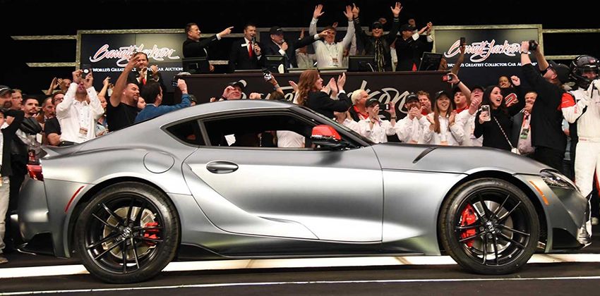 2020 Toyota GR Supra auctioned at charity