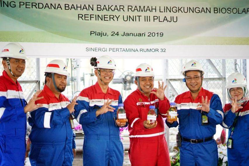 Pertamina Luncurkan Bahan Bakar Biosolar (B-20) Untuk Penuhi Kebutuhan Di Sumatra Selatan. 