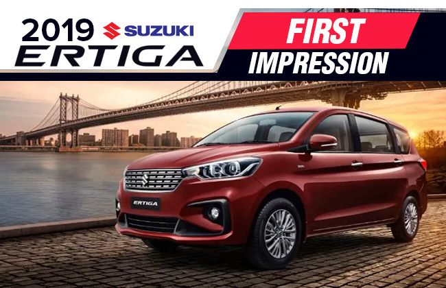 2019 Suzuki Ertiga: First impression