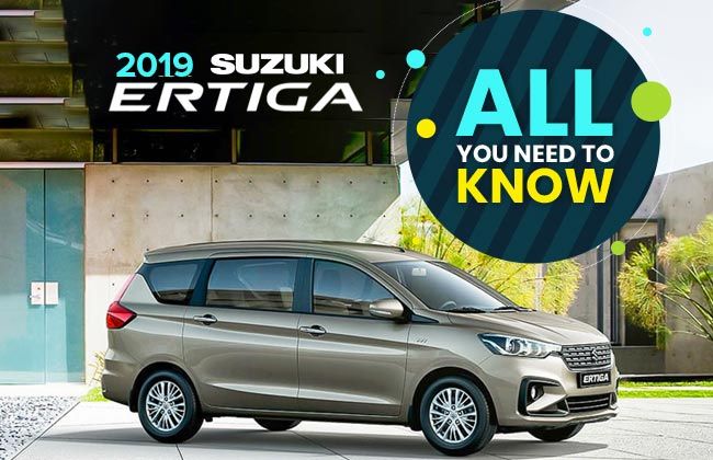 2019 Suzuki Ertiga - All you need to know