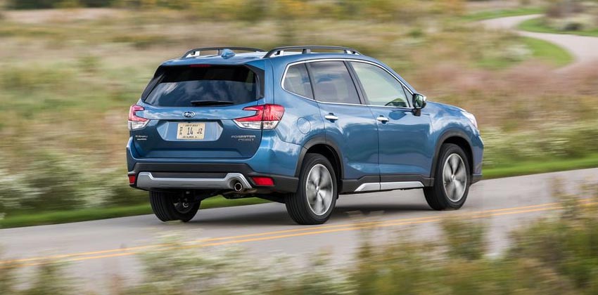 2019 Subaru Forester First Impression Rear Angular