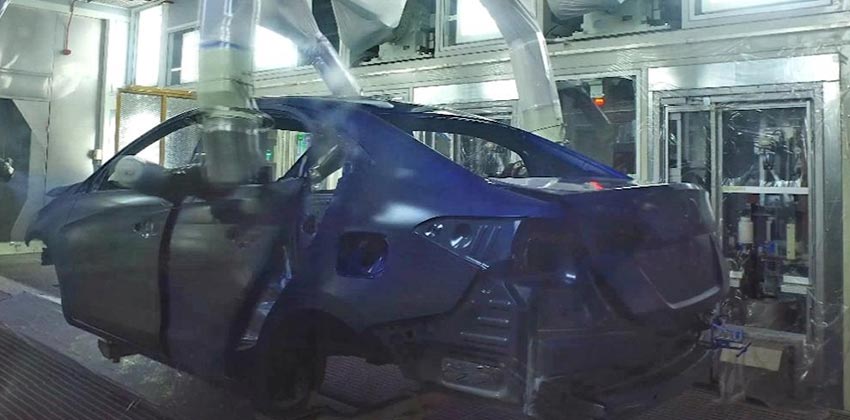Toyota Plant in Klang Paint Shop