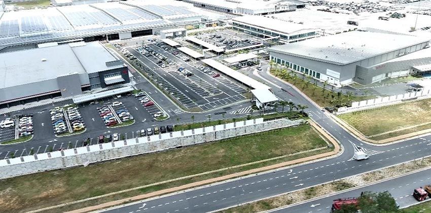 Toyota Plant in Klang Air View