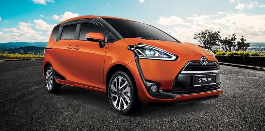 Toyota Sienta Front Angular