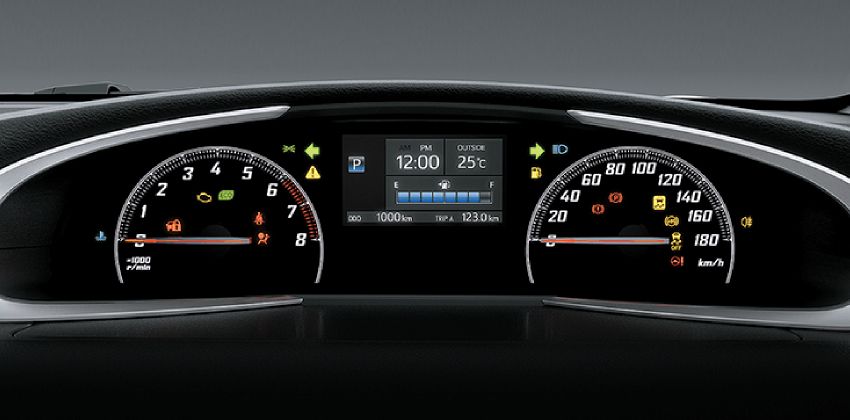 Toyota Sienta Instrument Cluster