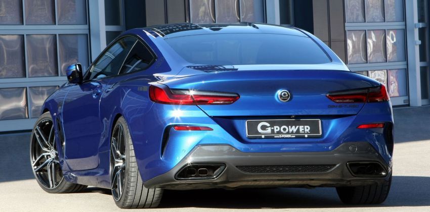 New BMW M850i rear