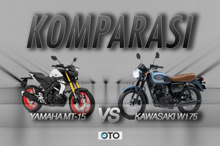 Komparasi Milenial, Yamaha MT 15 vs Kawasaki W175 Cafe
