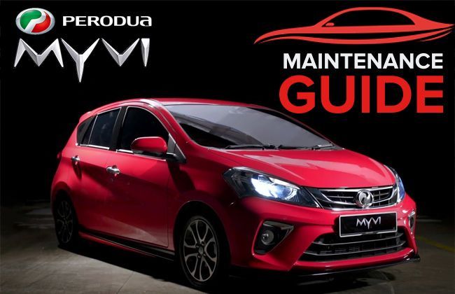 Perodua Myvi: Maintenance guide