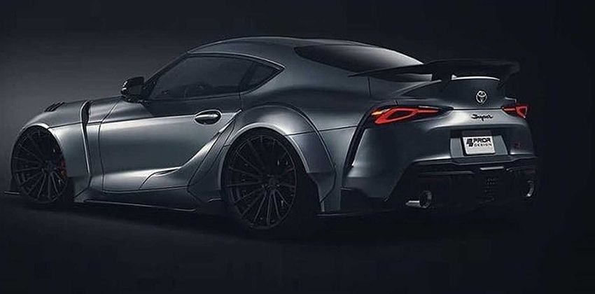 Toyota A90 Supra Prior Bodykit Rear Angular