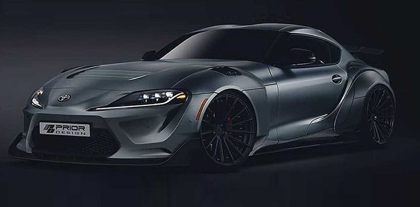 Toyota A90 Supra Prior Bodykit Front Angular