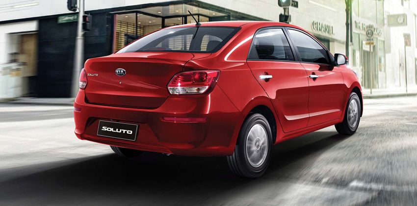 2019 Kia Soluto Rear Angular
