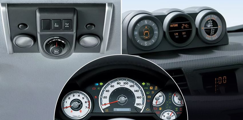 Toyota FJ Cruiser cabin features