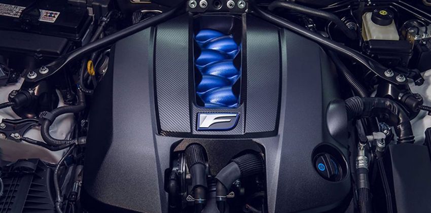 new Lexus RC F engine