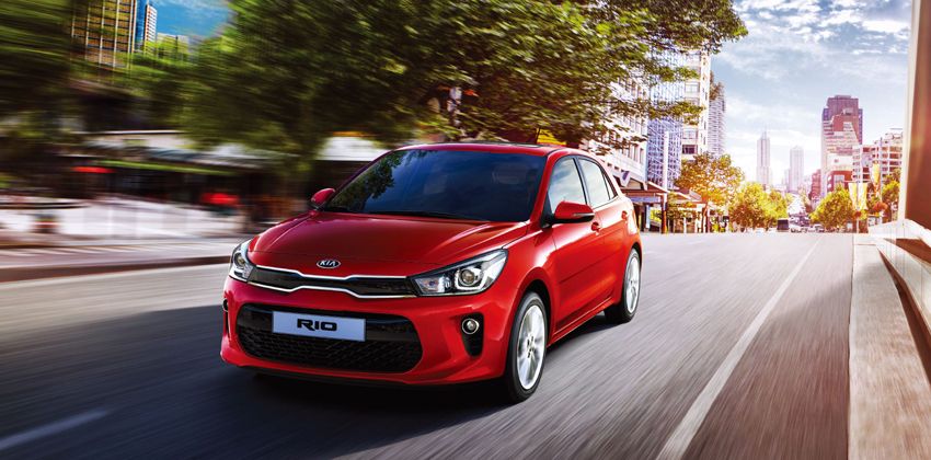 Kia Rio Hatchback front