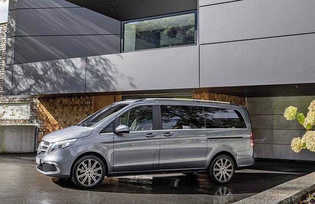 Mercedes-Benz V-Class W447 facelift comes with a new diesel engine variant