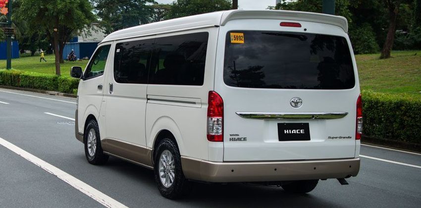 2020 Toyota Hiace Rear Angular