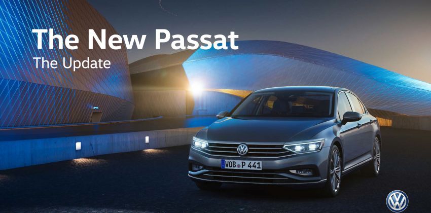 all-new B8 Passat facelift sedan